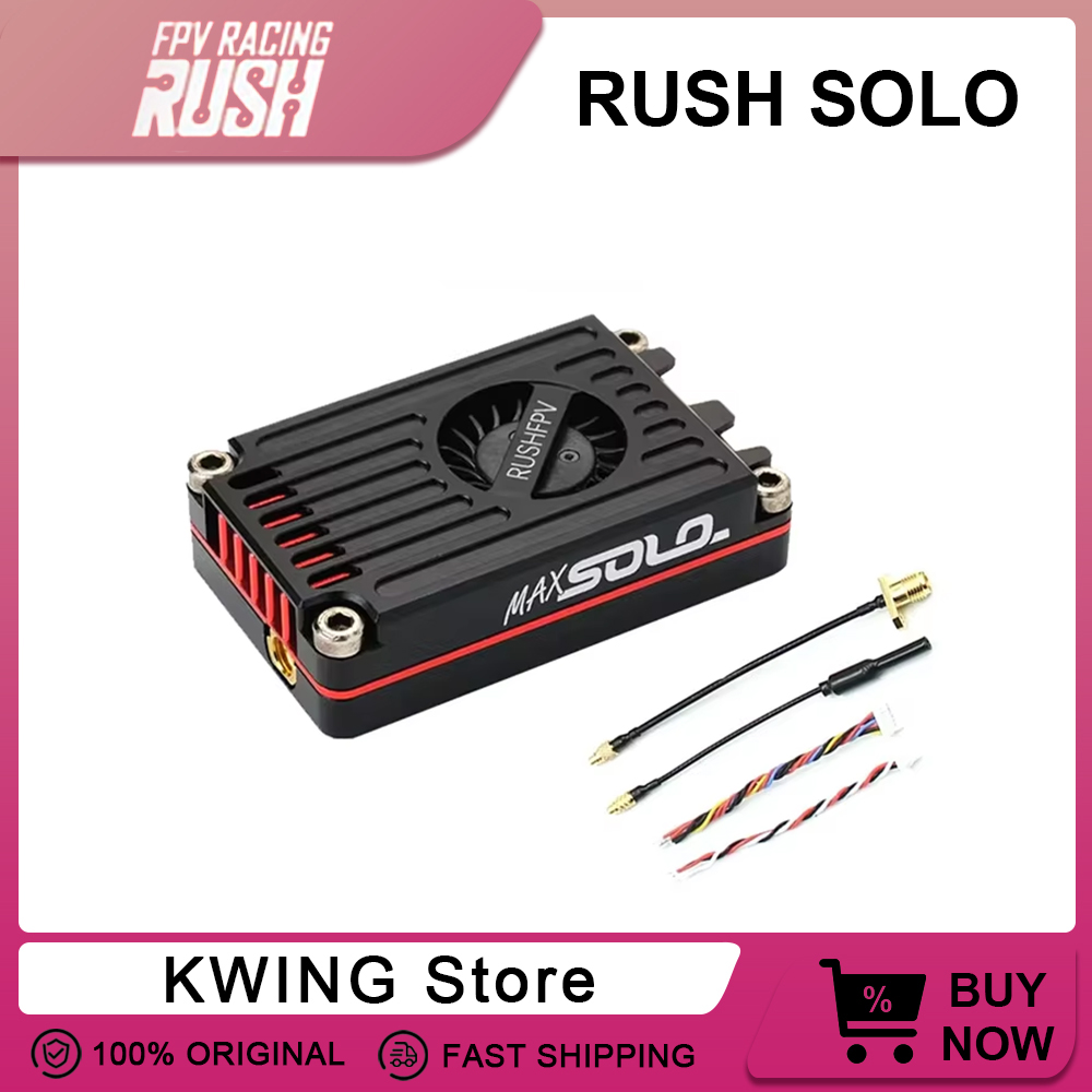 RUSH MAX SOLO 5.8GHz 2.5W VTX  - đánh giá và giá Rushfpv Rush Max Solo 5.8G 2.5W Vtx