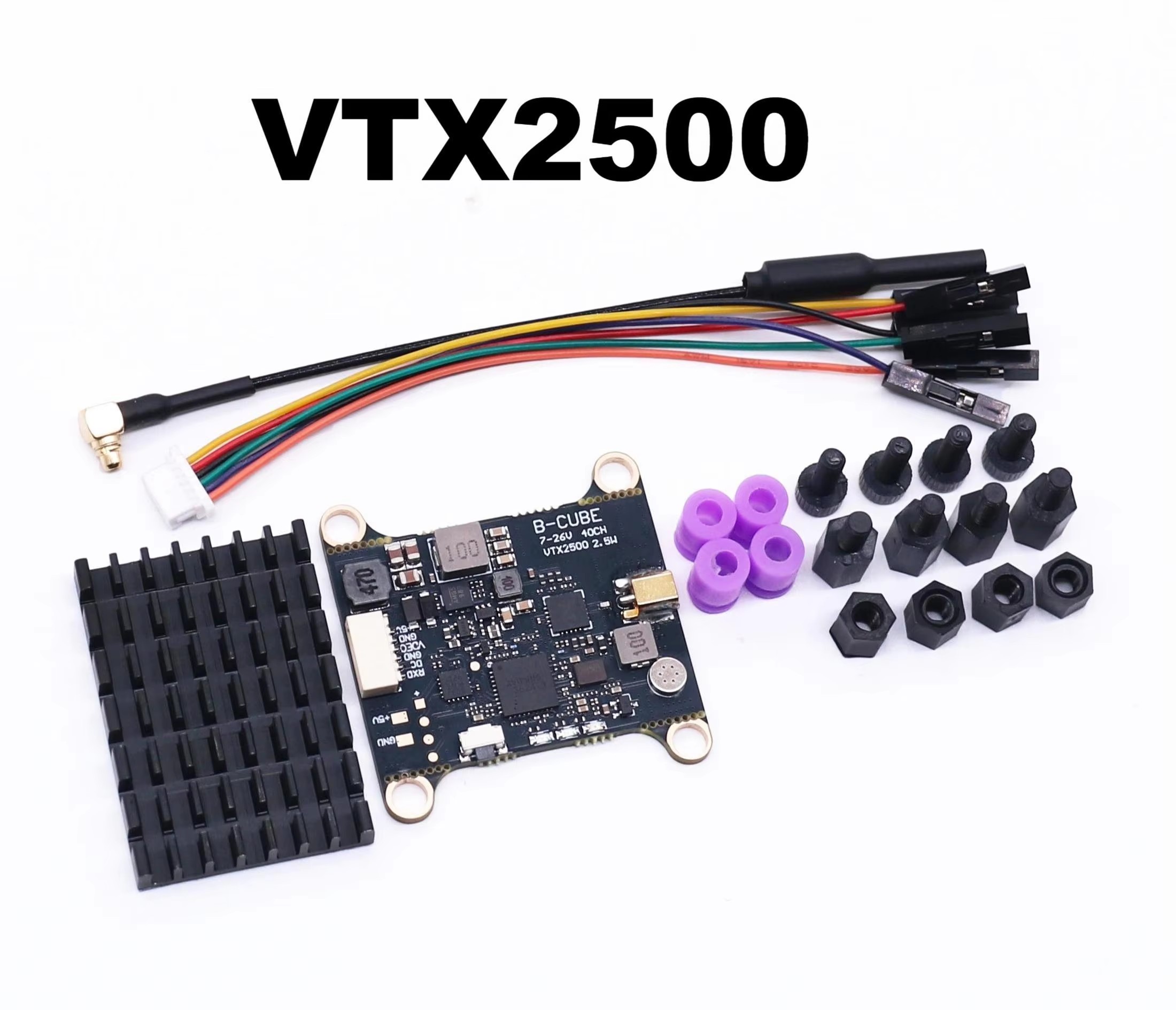 B-CUBE 5.8G VTX 800 1000 1600  - đánh giá và giá Geprc Rad Vtx 5.8G 2.5W