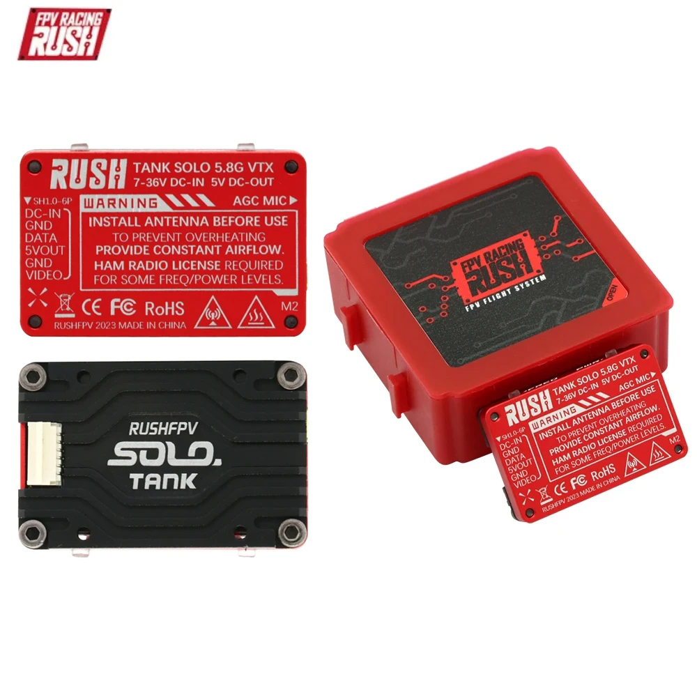 RushFPV Rush FPV Max Solo 2.5W - đánh giá và giá Rushfpv Rush Max Solo 5.8G 2.5W Vtx